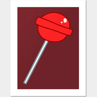 Red Lollipop Posters and Art